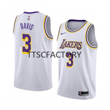 Maillot Basket Los Angeles Lakers Anthony Davis 3 Nike 2022-23 Association Edition Blanc Swingman - Homme